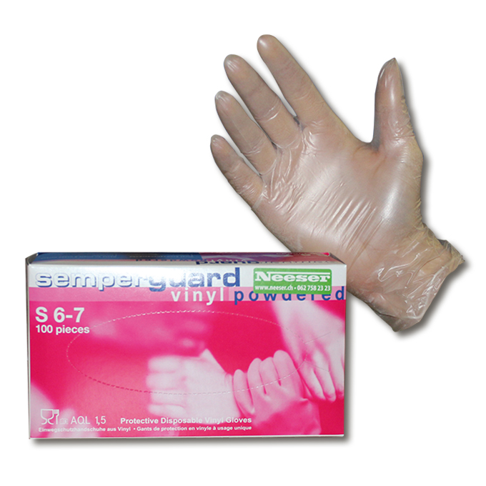 Gants à usage unique, en cartons distributeurs, taille L/8-9