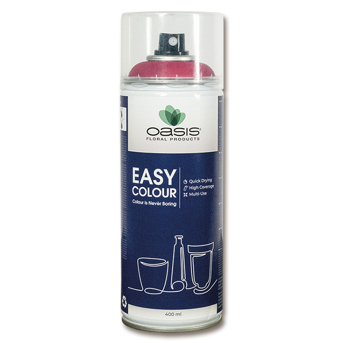 OASIS® Easy Color Farbspray metallic silber, 400 ml