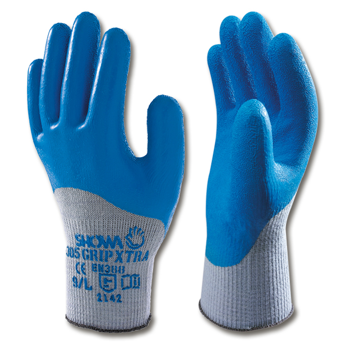 Schutzhandschuhe SHOWA GRIP XTRA blau, Grösse 10/XL