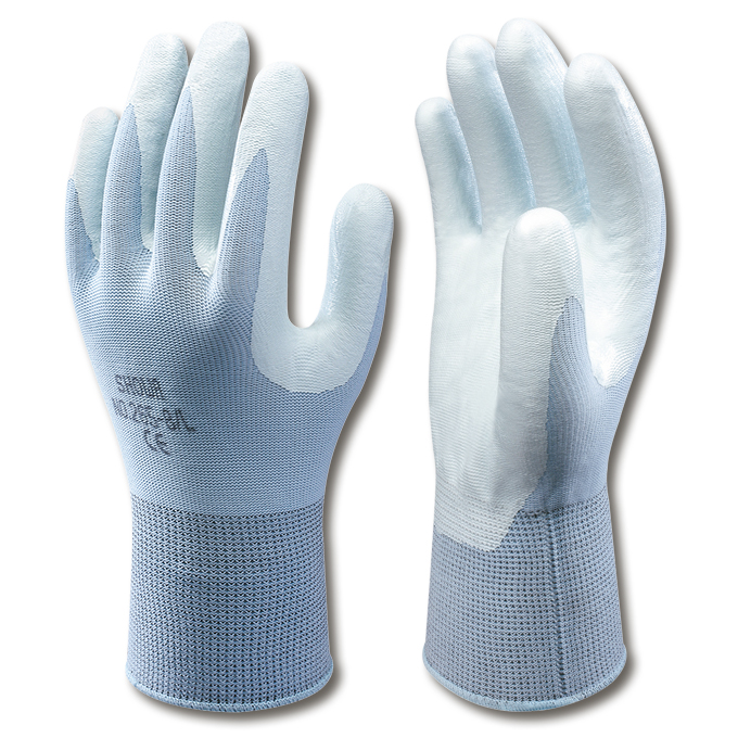 Gants de protection SHOWA 265, bleu-claire, taille 7/M