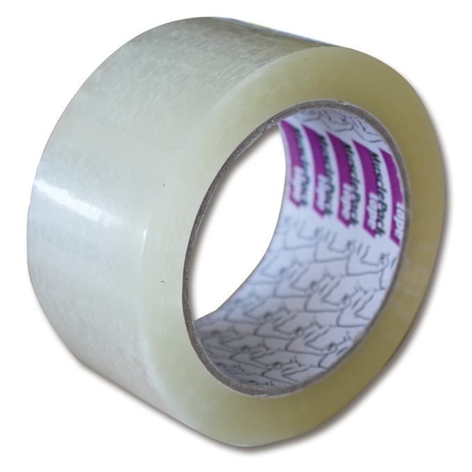 Klebeband MusclePack transparent, 50 mm breit, 66 m