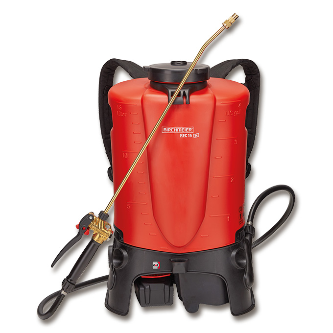 Pulvérisateur à dos avec batterie BIRCHMEIER REC 15 AC1, contenance 15 litres