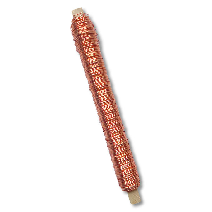 Dekodraht kupfer, 100 g, 0.55 mm