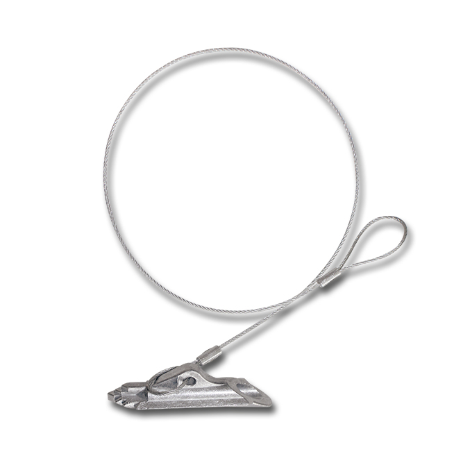 Ancre DUCKBILL modèle 40-DB1, avec câble en fil de fer, seul