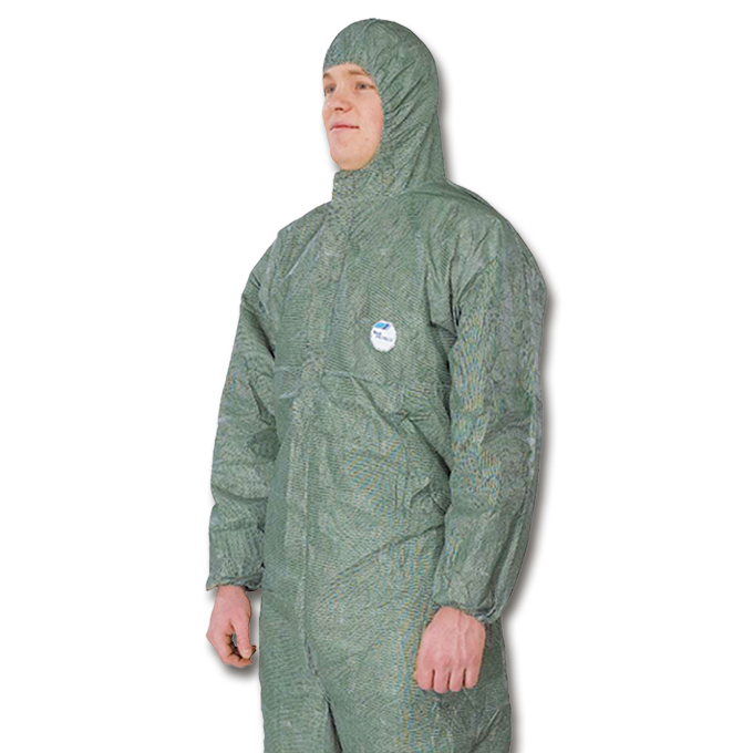 Combinaison de protection type 5 et 6 TYVEK vert, taille M