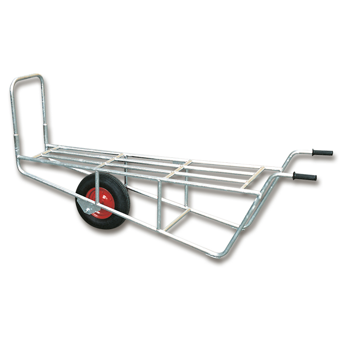 Petit chariot pour jardiniers, avec roue pneumatique