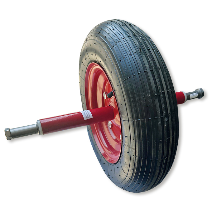 Pneurad zu 1-Rad-Gärtnerkuli, inkl. Bolzen