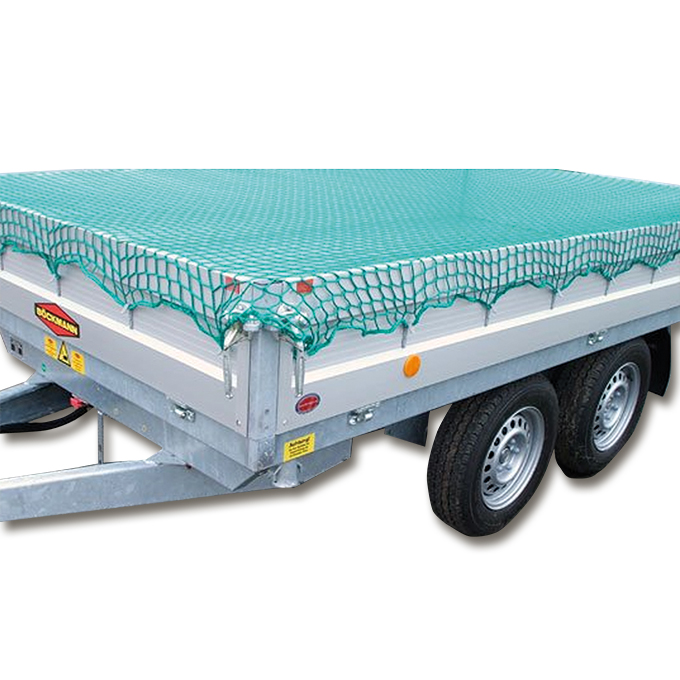 Schutznetz grün geknüpft, 350 x 500 cm