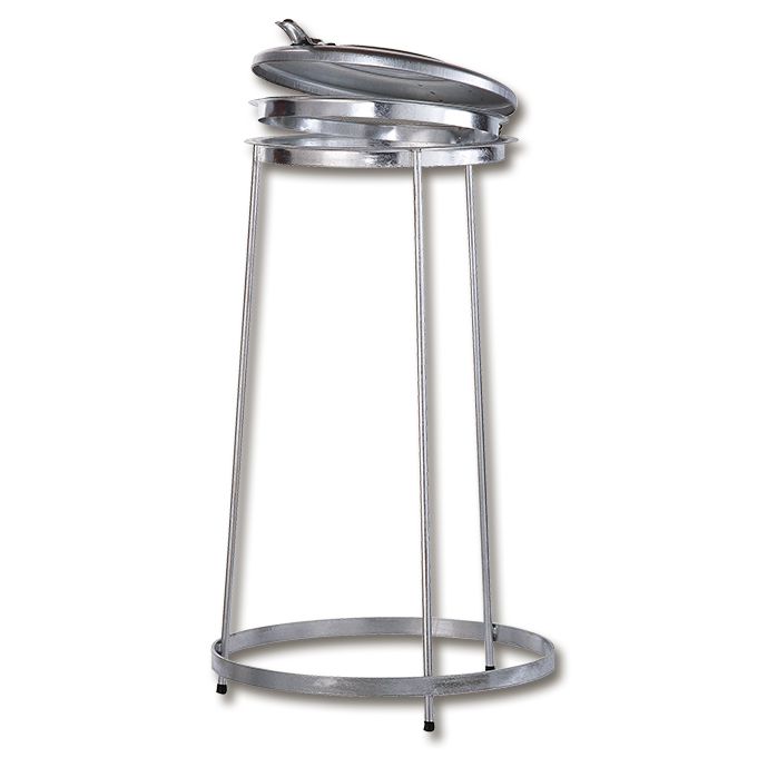 Kehrichtsackständer Metall feuerverzinkt 120 Liter