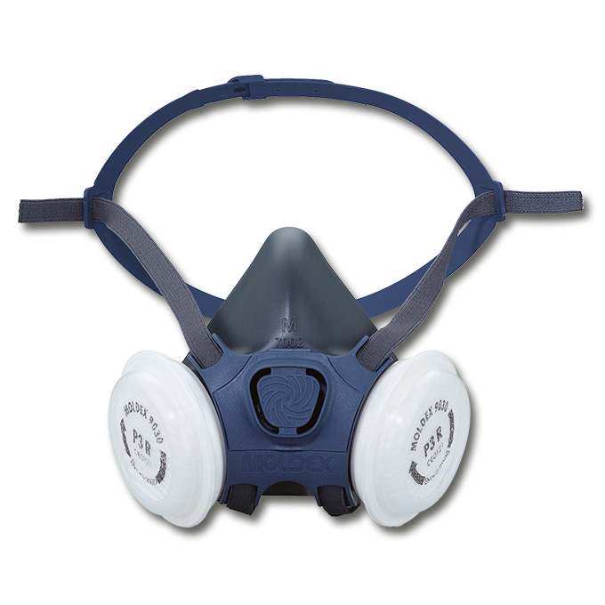 Gummi-Halbmaske MOLDEX Serie 7000, ohne Filter, Grösse L