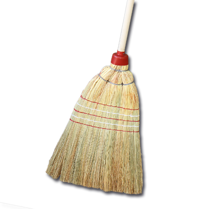 Balai d'INDUSTRIE, 5 liens, douille en plastique avec manche