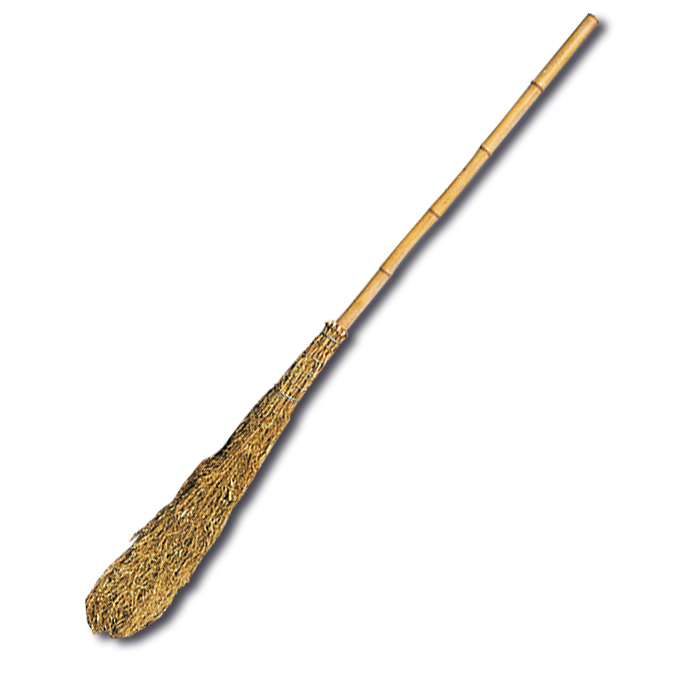 BAMBUS-Besen, 180 cm lang, 36 Zweige