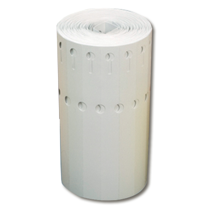 Schlaufenetiketten 200 my weiss 200 x 13 mm, Rolle à 1'000 Stück