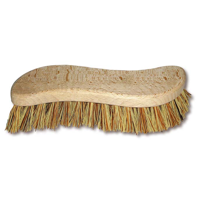 Brosse à récurer, forme S, soie en rizette Union, 205/50 mm