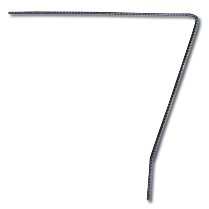 Agrafe en L SPÉCIALE non zinguée 25x20/5 cm, 100 pièces