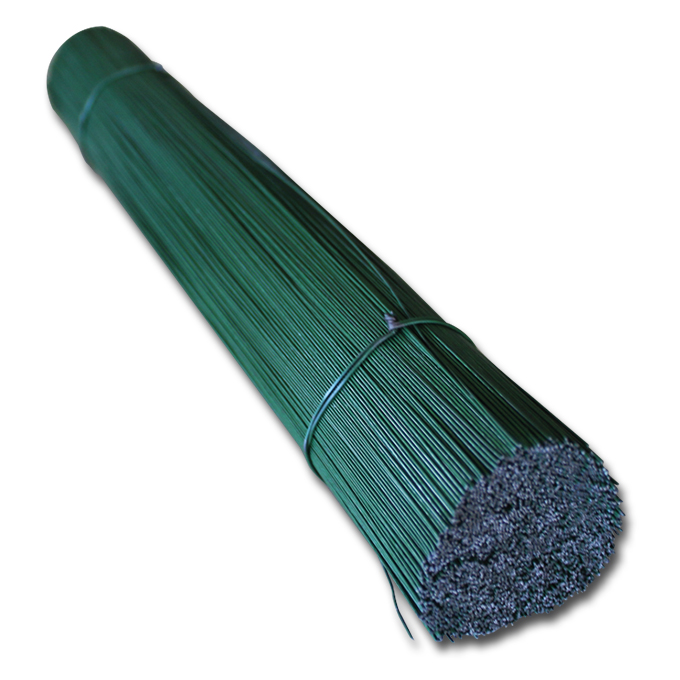 Fil de fer pour fleurs vert, 0.9 mm x 45 cm, botte de 2.5 kg