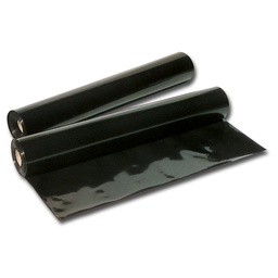[133.460] Feuille en plastique noire, longueur 50 m, largeur 300 cm, épaisseur 0.15 mm