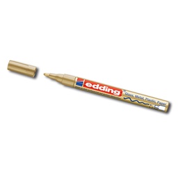 [424.260.4] Lackmarker «EDDING 751», gold, Strichstärke ca. 1-2 mm