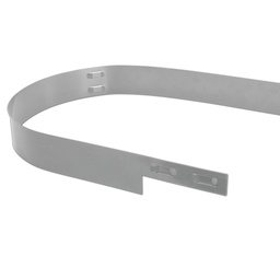 [138.080] Randbegrenzung Edelstahl, Höhe 10.2 cm, Dicke 2 mm