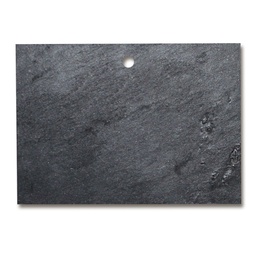 [442.103] Schiefertafel eckig mit Loch 7 mm Ø, 120 x 100 mm