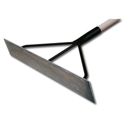 [208.172.60] Teerkrücke flach, 60 cm breit, mit Stiel 170 cm