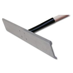 [208.177] Teerkrücke kantenverstärkt, 70 cm breit, mit Stiel 170 cm