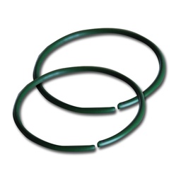 [203.038] Nelkenringe grün, 25 mm ø, Karton à 500 g