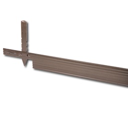 [138.110] Bordure aluminium brune 3.2 mm x 10.2 cm