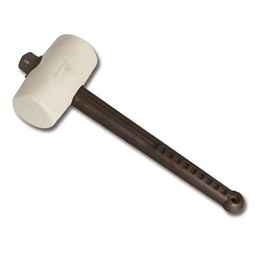 [208.448] Gummihammer weiss, Kopf 135/85 mm, Grösse 4
