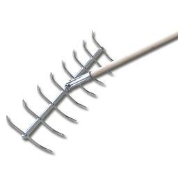 [207.120] Schwarberrechen mit T-Stiel, 54 cm breit