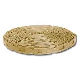 [203.697] Baumbinder (Kettenbinder) No. 5, beige, 25.4x3.8 mm, Rolle à 25 m