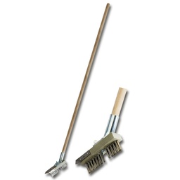 [204.445] Brosse pour joints, garniture cunéiforme en INOX
