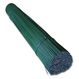 [203.915] Fil de fer pour fleurs vert, 0.7 mm x 30 cm, botte de 2.5 kg