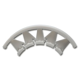 [200.660.500] Triebbügel 5 mm weiss, flexibel, Beutel à 500 Stück