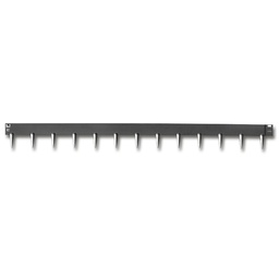 [138.470] Bordure en acier broches fixes, anthracite, 2.5 mm x 10 cm, longueur 225 cm