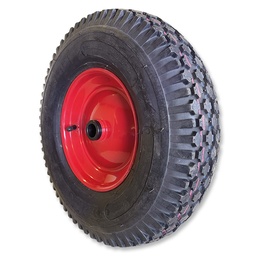 [240.062] Roue pneumatique de rechange Ø 400x100 mm, avec jantes en acier et profil à crampons