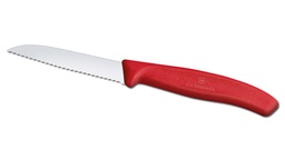 [200.410] Rüstmesser mit Wellenschliff, 18.9 cm Totallänge