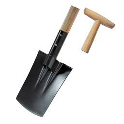 [204.070] Bêche pour jardinier ERGOLINE, lame 30.2x18.5 cm