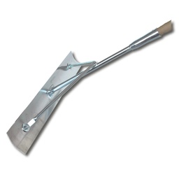 [208.190] Teerkrücke gewölbt, 75 cm breit, mit Stiel 170 cm