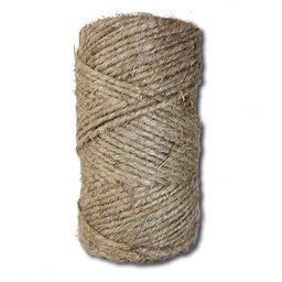 [203.120] Ficelle en fibre naturelle en lin, Ø 3.5 mm, bobine de env. 500 g, environ 100 m