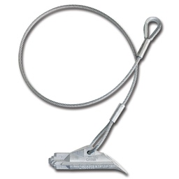 [202.822] Erdanker DUCKBILL Typ 88-DBI, mit Stahlseil, einzeln