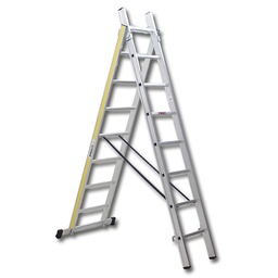 [205.210] Échelle en aluminium HB TREND, 2 x 10 échelons, 4.94 m