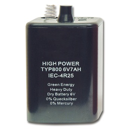 [210.151] Batterie sèche longue durée High Power 800, 6V/7Ah-4R25