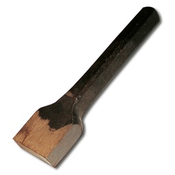 [208.350] Steinrichtmeisel (Setzer), 21.5 cm lang, Fläche 55 x 18 mm