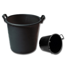 [234.300] Conteneur pépinière noir 50 lt, avec poignées