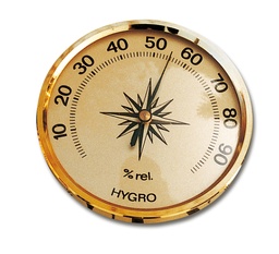 [261.150] Hygrometer, 7 cm ø, vernickelte Fassung