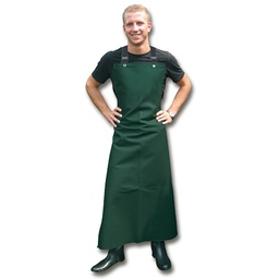 [280.160] Kreuzbandschürze grün, 117 cm lang