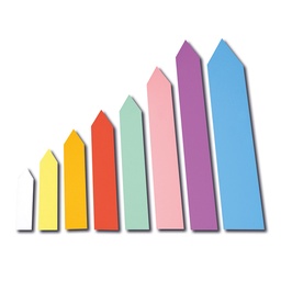 [411.520] Stecketiketten weiss 80 x 13 mm, Beutel à 500 Stück