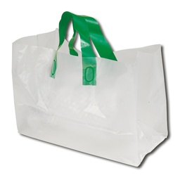 [451.612] Tragetasche «Polyplant»  Polyethylen 60 my milchig-transparent, 35/17 x 24 cm, 500 Stück