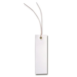 [418.510] Étiquettes à suspendre blanche 100 x 30 mm, sachet de 250 pièces